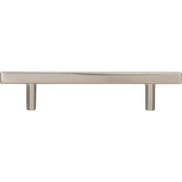 96 mm Center-to-Center Satin Nickel Square Dominique Cabinet Bar Pull - Image 6