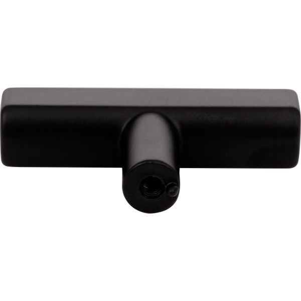 2" Matte Black Dominique Cabinet "T" Knob - Image 5