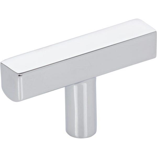2" Polished Chrome Dominique Cabinet "T" Knob