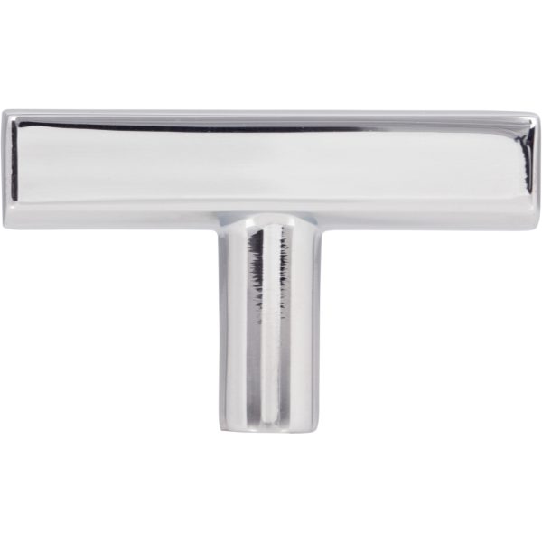 2" Polished Chrome Dominique Cabinet "T" Knob - Image 6