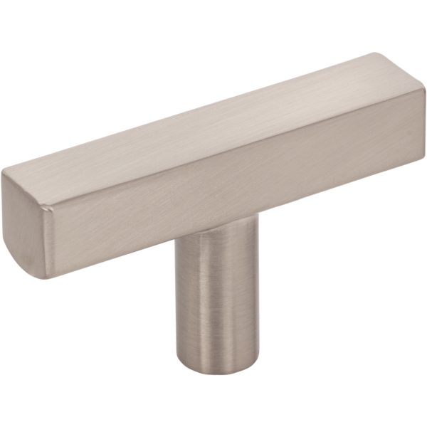 2" Satin Nickel Dominique Cabinet "T" Knob