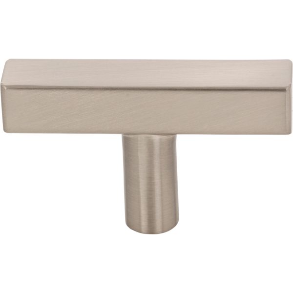 2" Satin Nickel Dominique Cabinet "T" Knob - Image 3