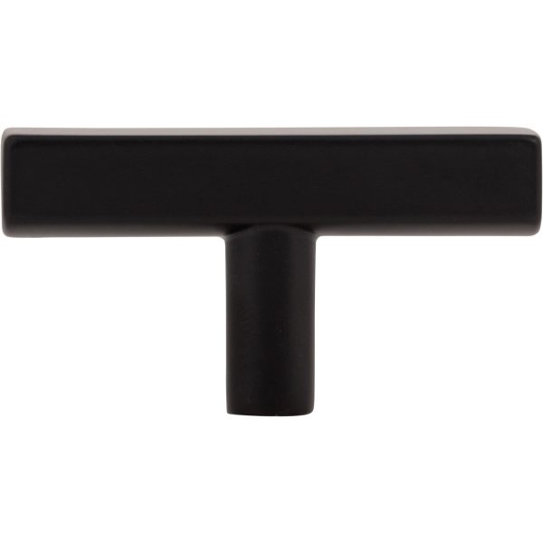 2-1/4" Matte Black Dominique Cabinet "T" Knob - Image 6