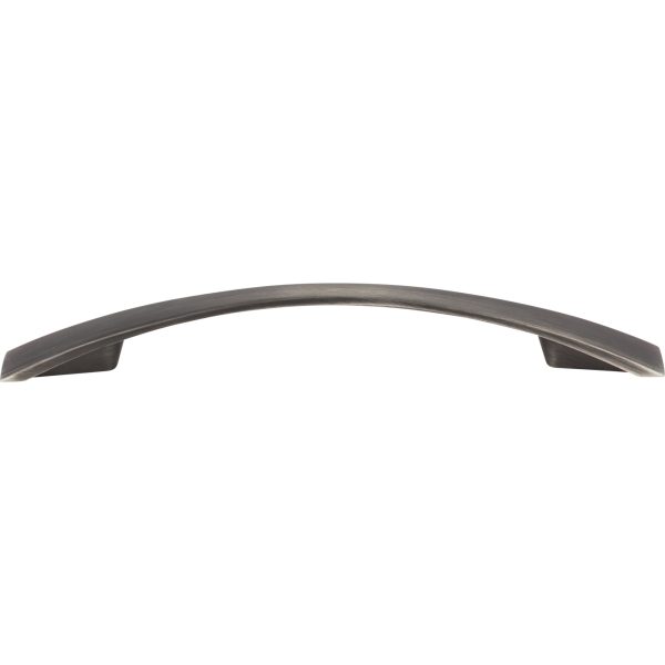 128 mm Center-to-Center Brushed Pewter Flared Regan Cabinet Pull - Image 3
