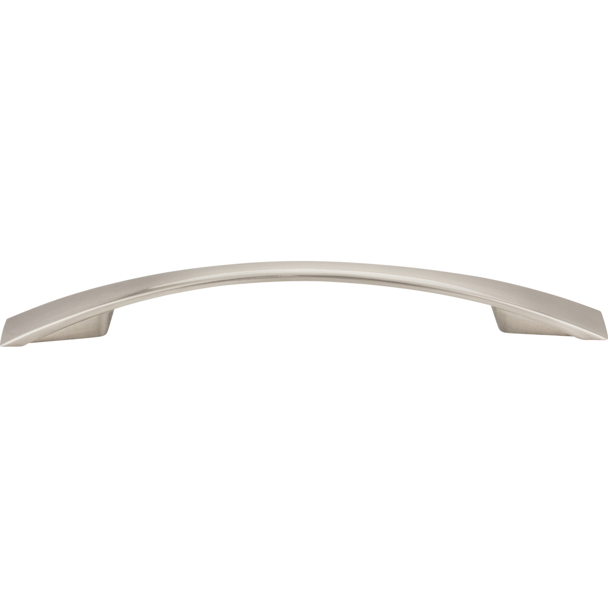 128 mm Center-to-Center Satin Nickel Flared Regan Cabinet Pull - Image 3