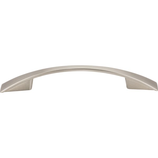 96 mm Center-to-Center Satin Nickel Flared Regan Cabinet Pull - Image 3