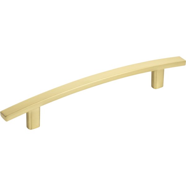 128 mm Center-to-Center Brushed Gold Square Thatcher Cabinet Bar Pull