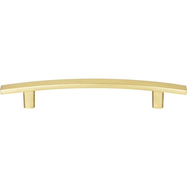 128 mm Center-to-Center Brushed Gold Square Thatcher Cabinet Bar Pull - Image 3