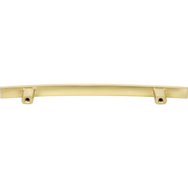 128 mm Center-to-Center Brushed Gold Square Thatcher Cabinet Bar Pull - Image 5