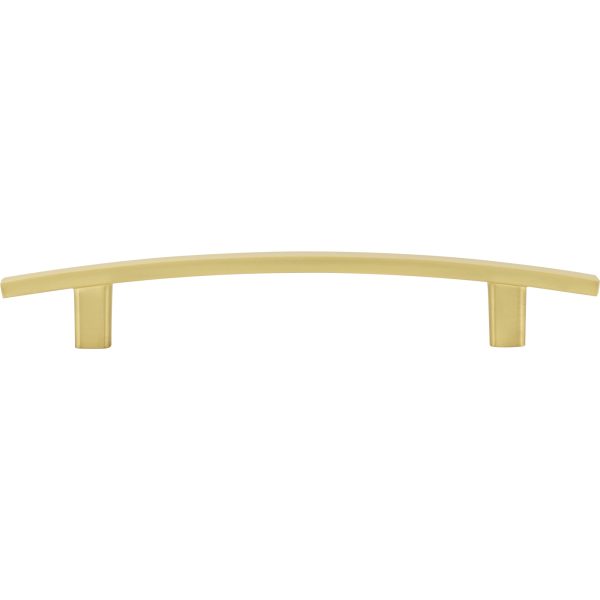 128 mm Center-to-Center Brushed Gold Square Thatcher Cabinet Bar Pull - Image 6