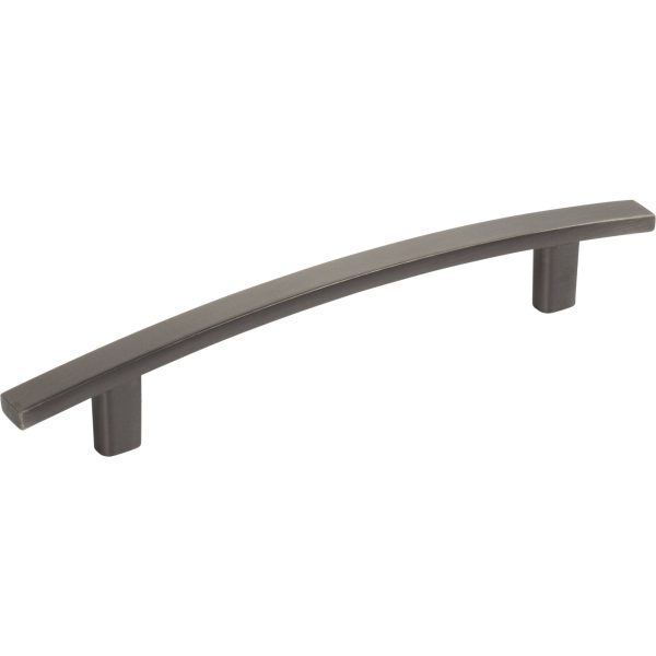 128 mm Center-to-Center Brushed Pewter Square Thatcher Cabinet Bar Pull
