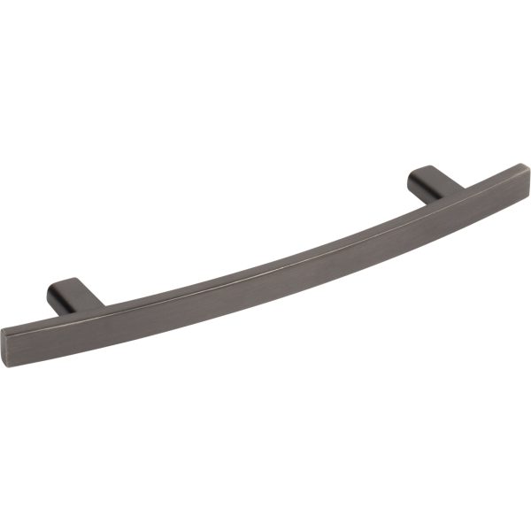 128 mm Center-to-Center Brushed Pewter Square Thatcher Cabinet Bar Pull - Image 4