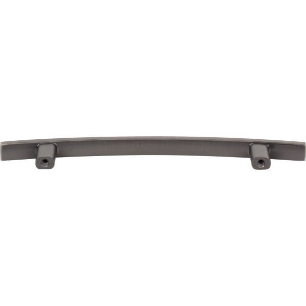 128 mm Center-to-Center Brushed Pewter Square Thatcher Cabinet Bar Pull - Image 5