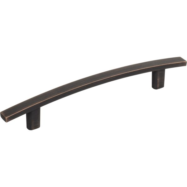 128 mm Center-to-Center Brushed Oil Rubbed Bronze Square Thatcher Cabinet Bar Pull