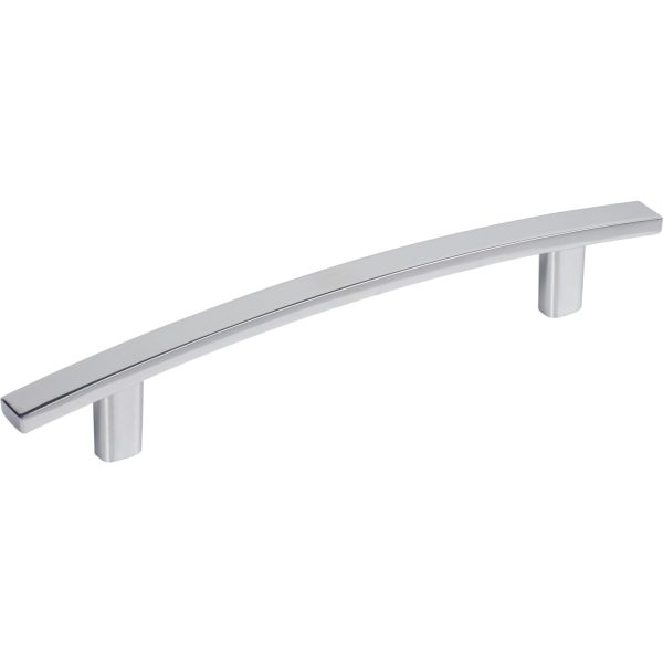 128 mm Center-to-Center Polished Chrome Square Thatcher Cabinet Bar Pull