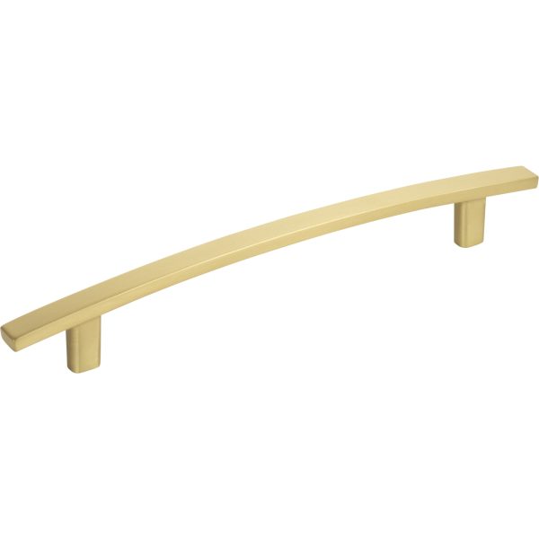 160 mm Center-to-Center Brushed Gold Square Thatcher Cabinet Bar Pull