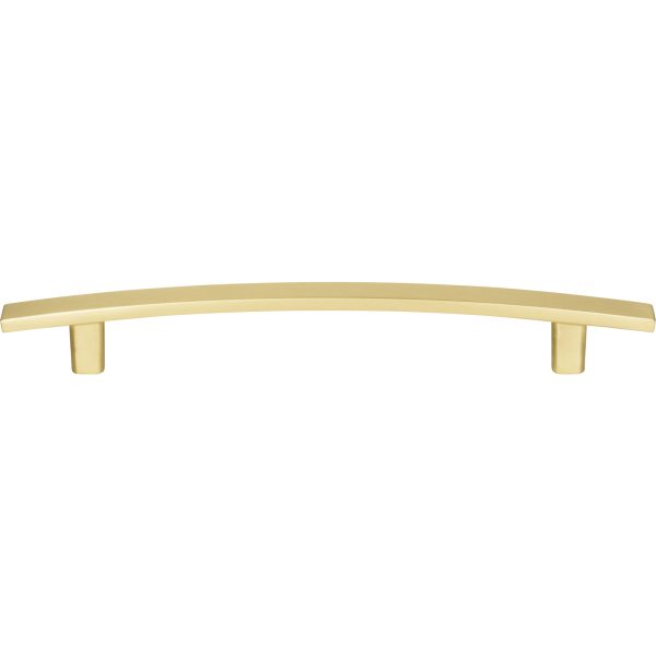 160 mm Center-to-Center Brushed Gold Square Thatcher Cabinet Bar Pull - Image 3