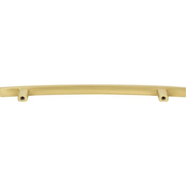 160 mm Center-to-Center Brushed Gold Square Thatcher Cabinet Bar Pull - Image 5