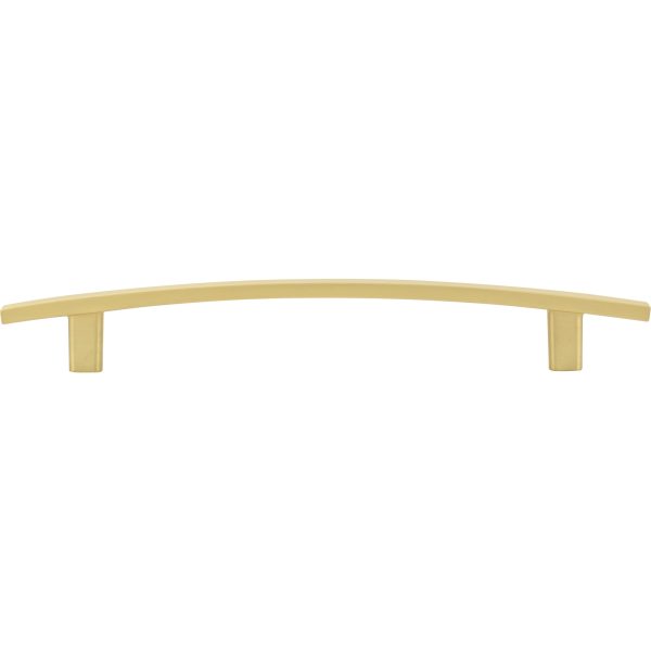 160 mm Center-to-Center Brushed Gold Square Thatcher Cabinet Bar Pull - Image 6