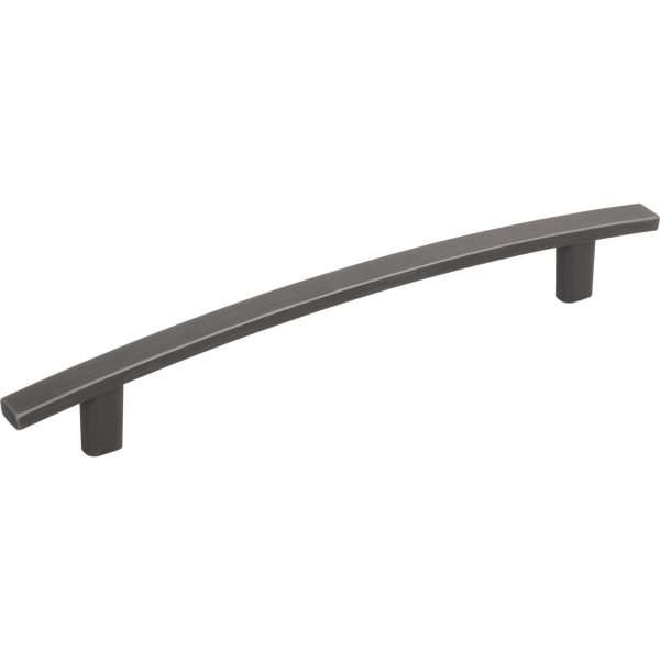 160 mm Center-to-Center Brushed Pewter Square Thatcher Cabinet Bar Pull