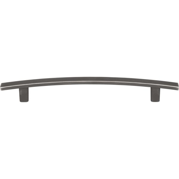160 mm Center-to-Center Brushed Pewter Square Thatcher Cabinet Bar Pull - Image 3