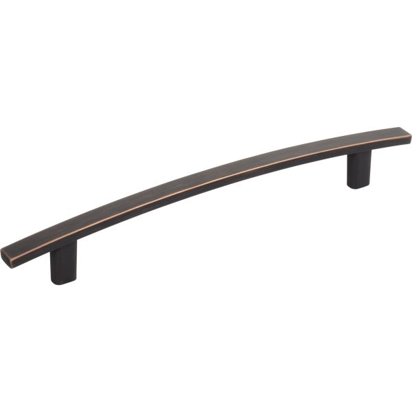160 mm Center-to-Center Brushed Oil Rubbed Bronze Square Thatcher Cabinet Bar Pull