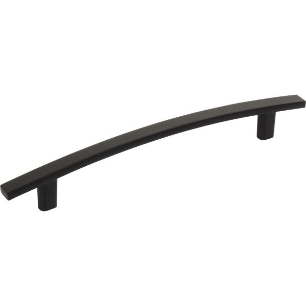 160 mm Center-to-Center Matte Black Square Thatcher Cabinet Bar Pull