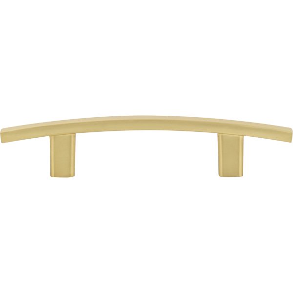 3" Center-to-Center Brushed Gold Square Thatcher Cabinet Bar Pull - Image 6
