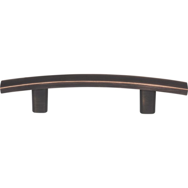 3" Center-to-Center Brushed Oil Rubbed Bronze Square Thatcher Cabinet Bar Pull - Image 3