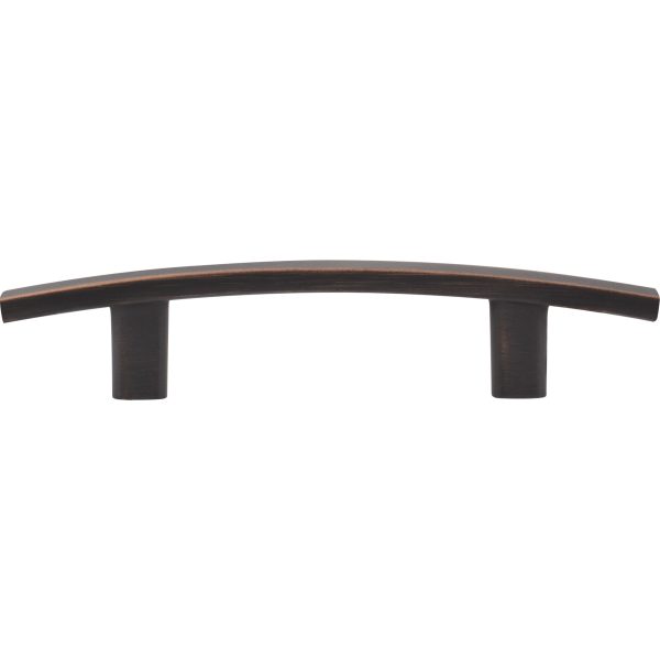3" Center-to-Center Brushed Oil Rubbed Bronze Square Thatcher Cabinet Bar Pull - Image 6