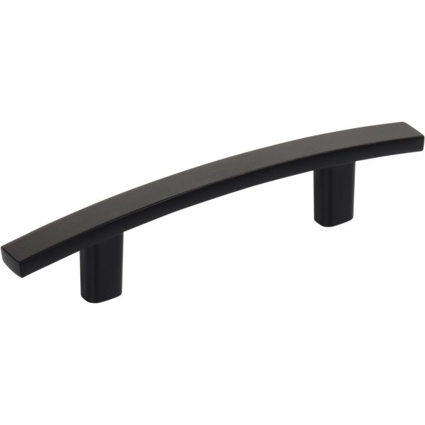 3" Center-to-Center Matte Black Square Thatcher Cabinet Bar Pull