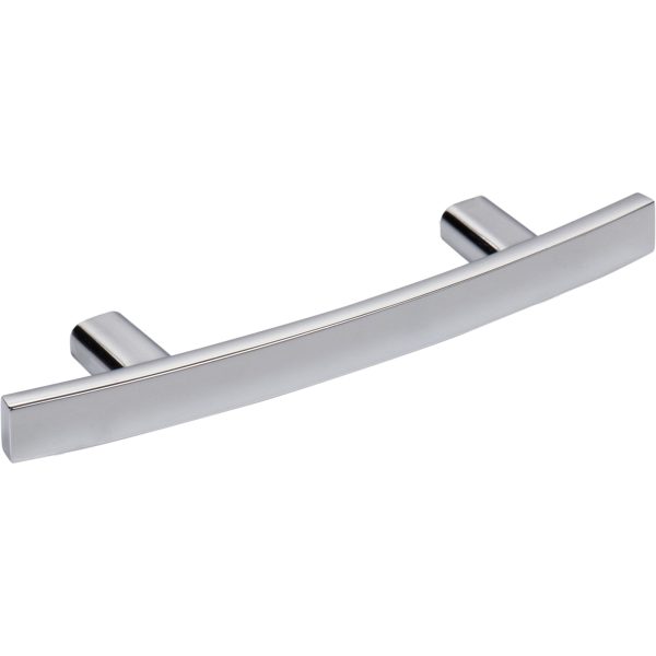3" Center-to-Center Polished Chrome Square Thatcher Cabinet Bar Pull - Image 4