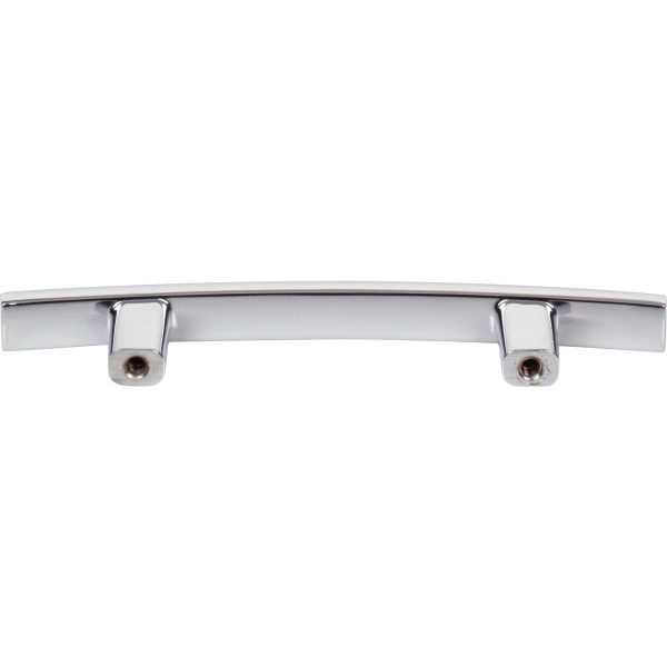 3" Center-to-Center Polished Chrome Square Thatcher Cabinet Bar Pull - Image 5