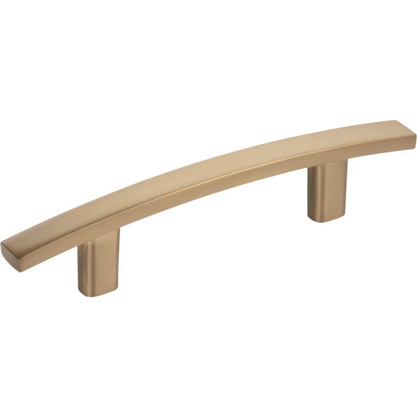 3" Center-to-Center Satin Bronze Square Thatcher Cabinet Bar Pull