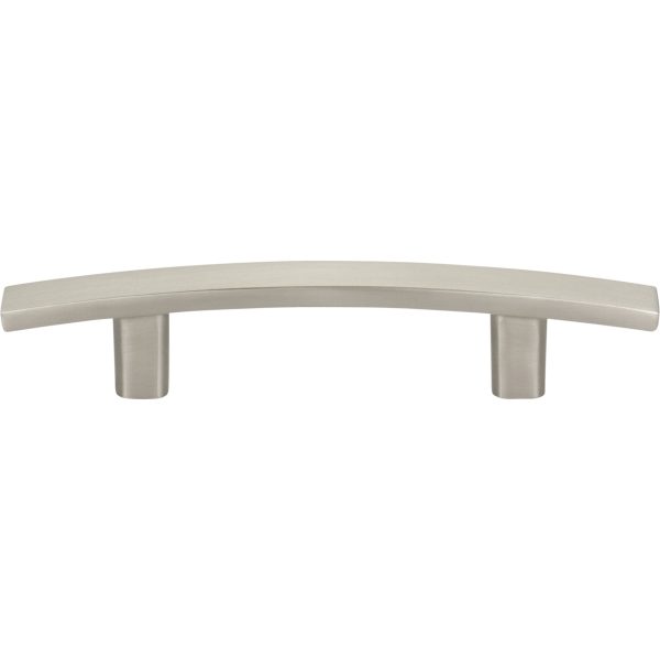 3" Center-to-Center Satin Nickel Square Thatcher Cabinet Bar Pull - Image 3