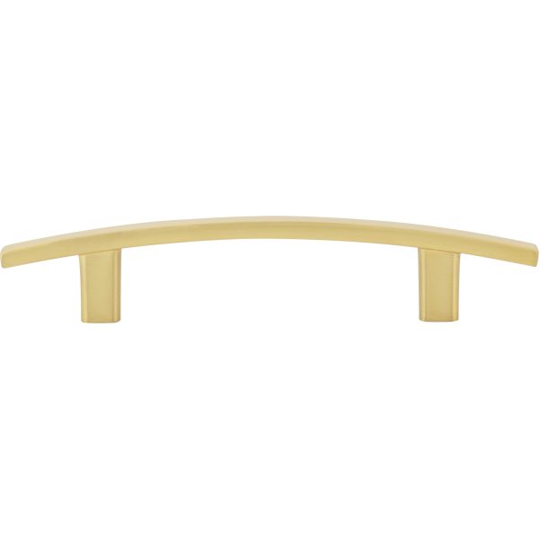 96 mm Center-to-Center Brushed Gold Square Thatcher Cabinet Bar Pull - Image 6