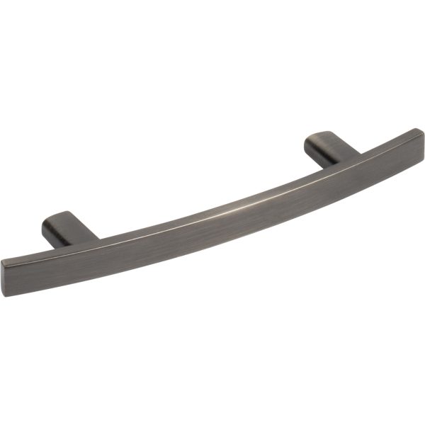96 mm Center-to-Center Brushed Pewter Square Thatcher Cabinet Bar Pull - Image 4