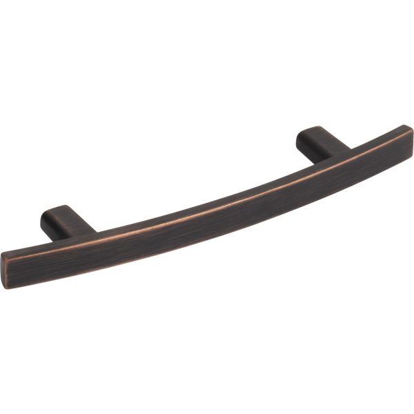 96 mm Center-to-Center Brushed Oil Rubbed Bronze Square Thatcher Cabinet Bar Pull - Image 4