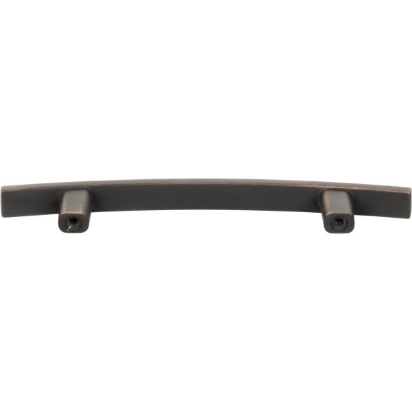96 mm Center-to-Center Brushed Oil Rubbed Bronze Square Thatcher Cabinet Bar Pull - Image 5