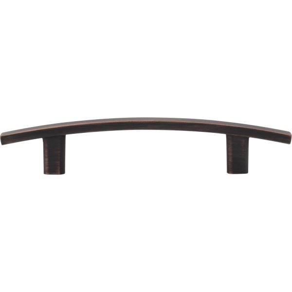 96 mm Center-to-Center Brushed Oil Rubbed Bronze Square Thatcher Cabinet Bar Pull - Image 6