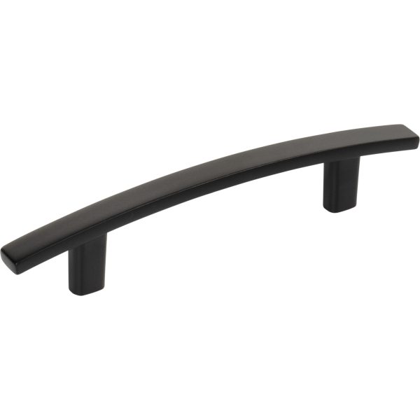 96 mm Center-to-Center Matte Black Square Thatcher Cabinet Bar Pull