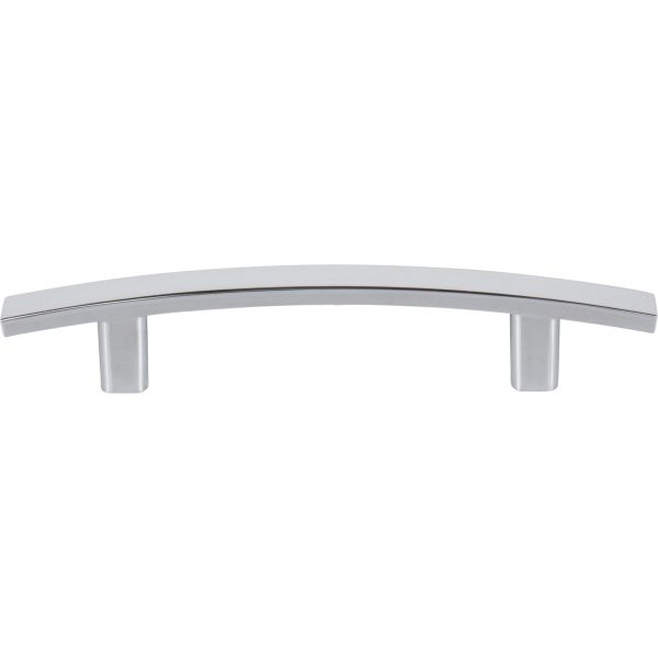 96 mm Center-to-Center Polished Chrome Square Thatcher Cabinet Bar Pull - Image 3