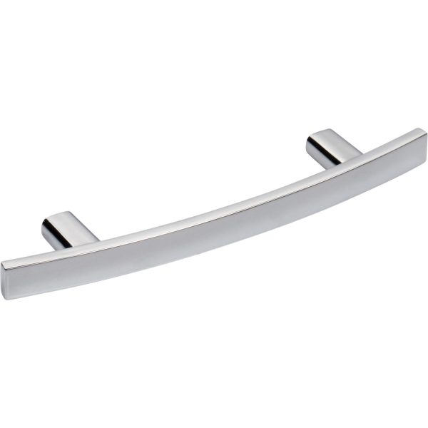96 mm Center-to-Center Polished Chrome Square Thatcher Cabinet Bar Pull - Image 4