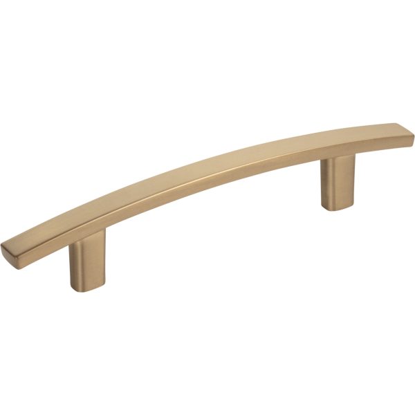 96 mm Center-to-Center Satin Bronze Square Thatcher Cabinet Bar Pull
