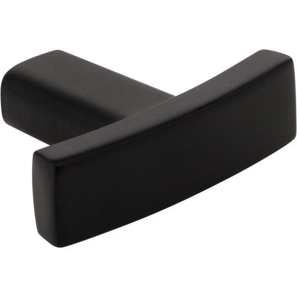 1-1/2" Overall Length Matte Black Square Thatcher Cabinet "T" Knob - Image 4