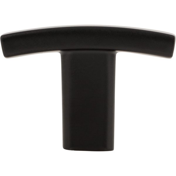 1-1/2" Overall Length Matte Black Square Thatcher Cabinet "T" Knob - Image 6