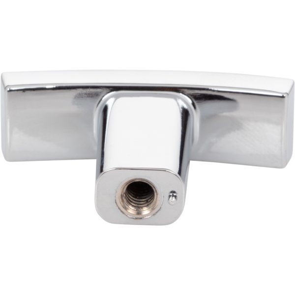 1-1/2" Overall Length Polished Chrome Square Thatcher Cabinet "T" Knob - Image 5