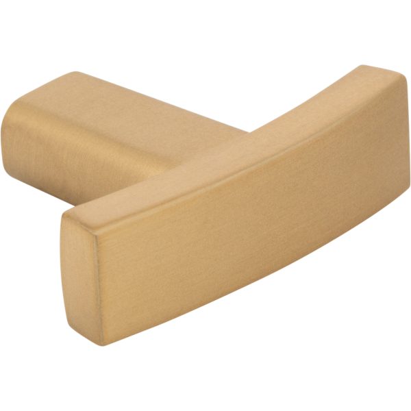 1-1/2" Overall Length Satin Bronze Square Thatcher Cabinet "T" Knob - Image 4