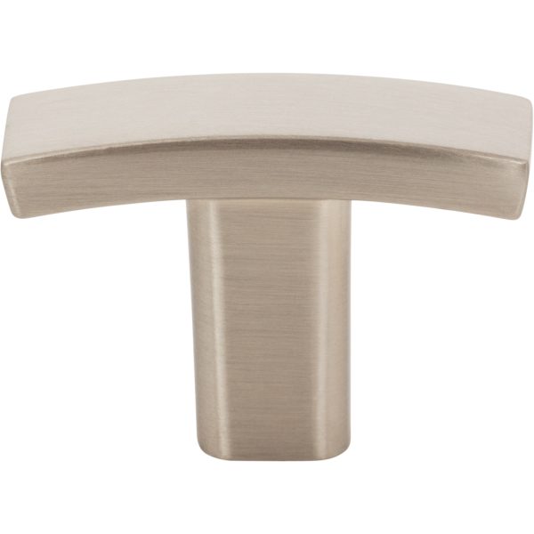 1-1/2" Overall Length Satin Nickel Square Thatcher Cabinet "T" Knob - Image 3