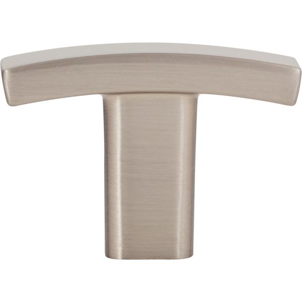 1-1/2" Overall Length Satin Nickel Square Thatcher Cabinet "T" Knob - Image 6